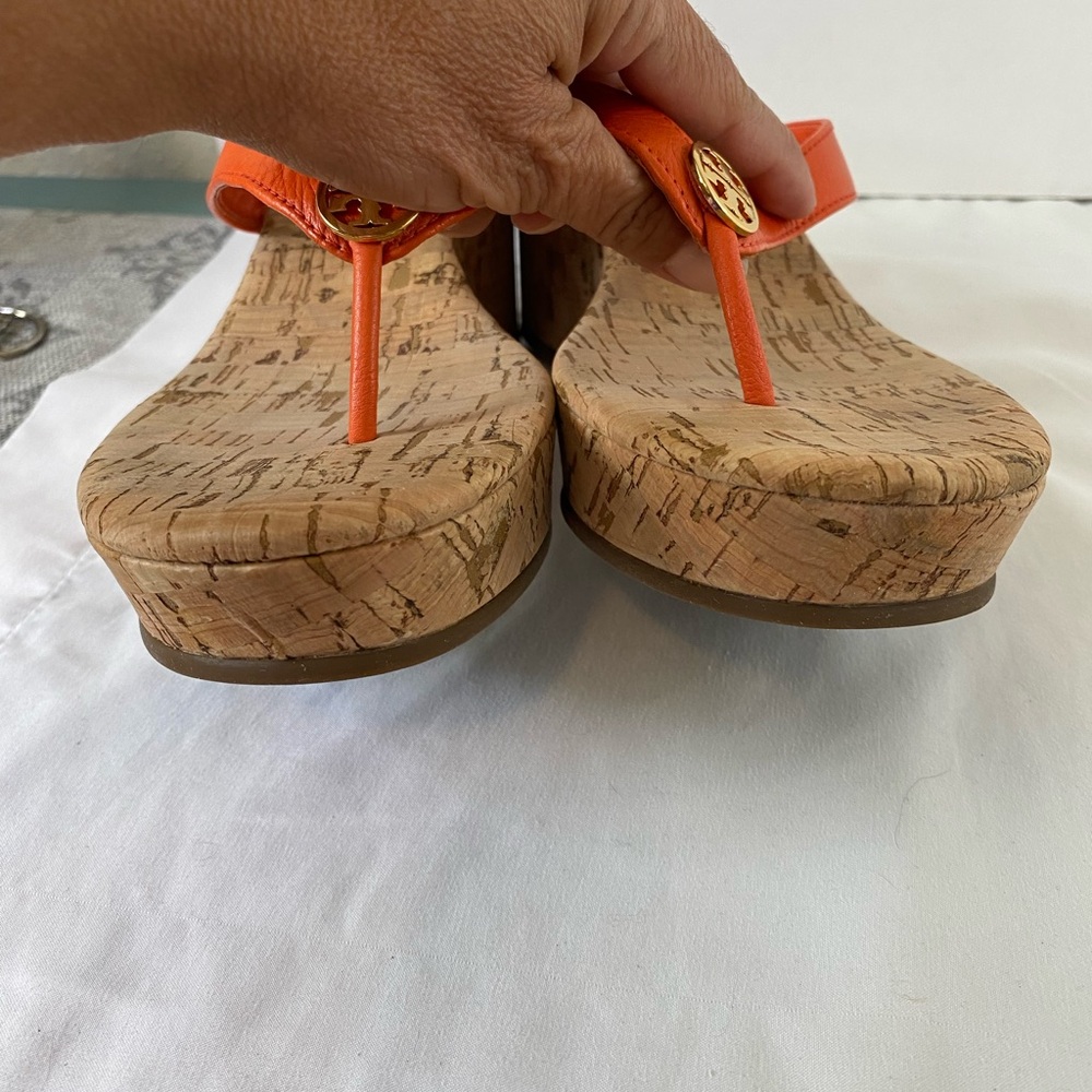 Tory Burch cork wedge sandals - Picture 3 of 7